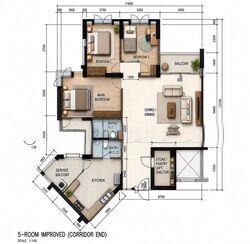 Blk 113 Rivervale Walk (Sengkang), HDB 5 Rooms #596279361